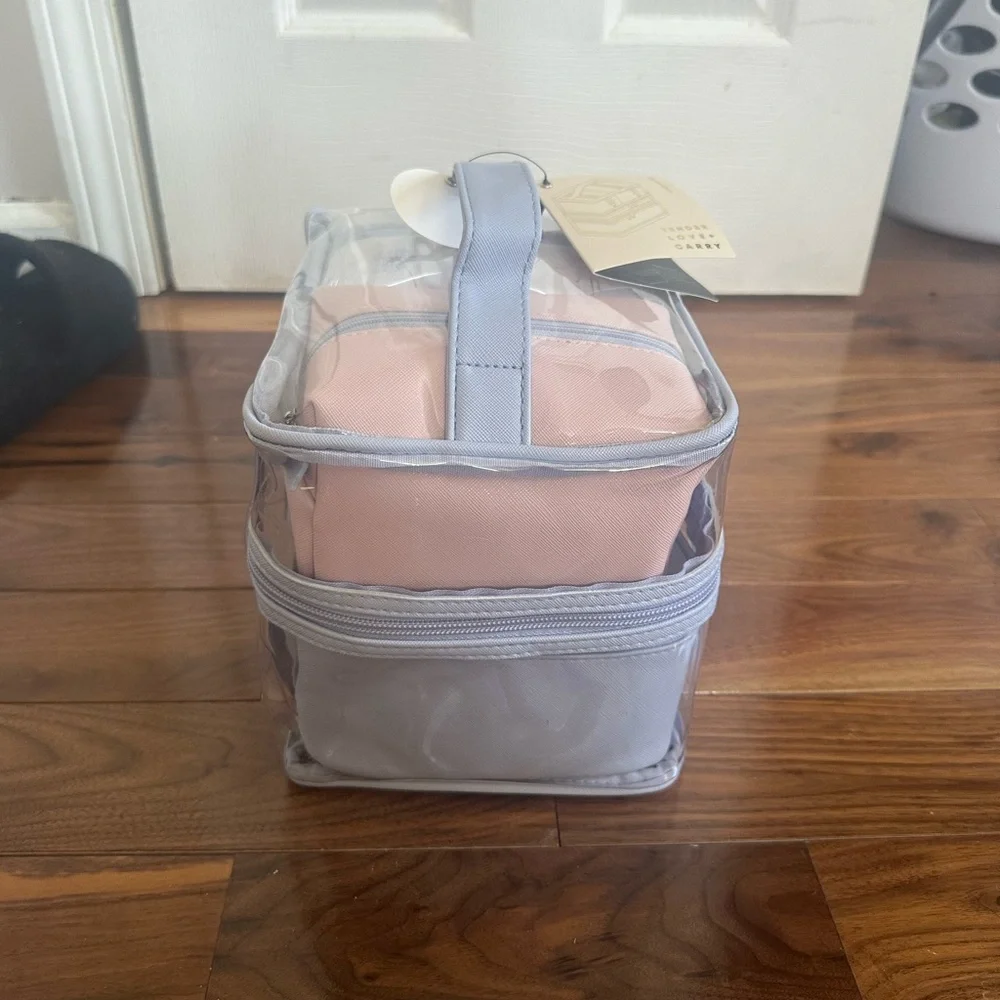 4 piece makeup bag set